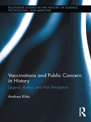 cover image of Vaccinations and Public Concern in History